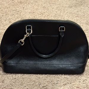 Black leather Coach Purse